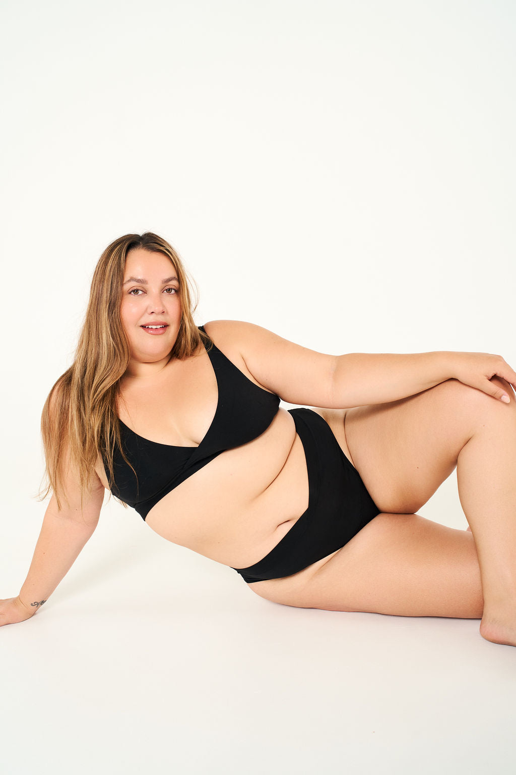 Black | Model is wearing size 2XL
