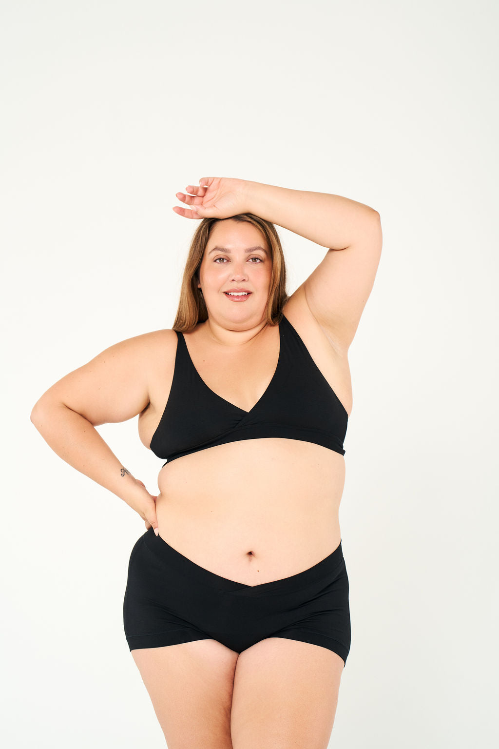 Black | Model is wearing size 2XL