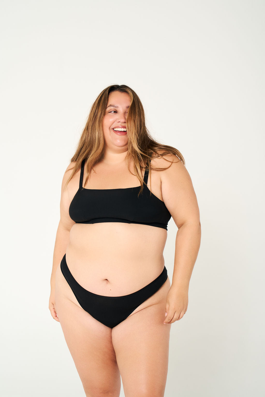 Black | Model is wearing size 2XL