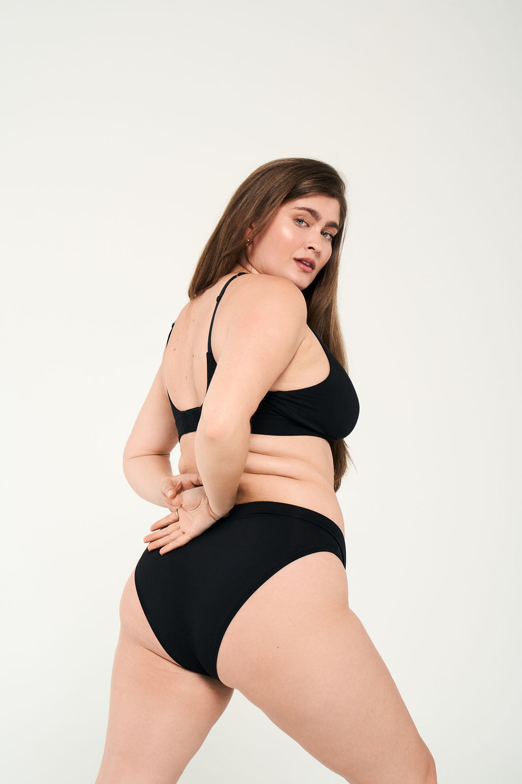 Black | Model is wearing size M