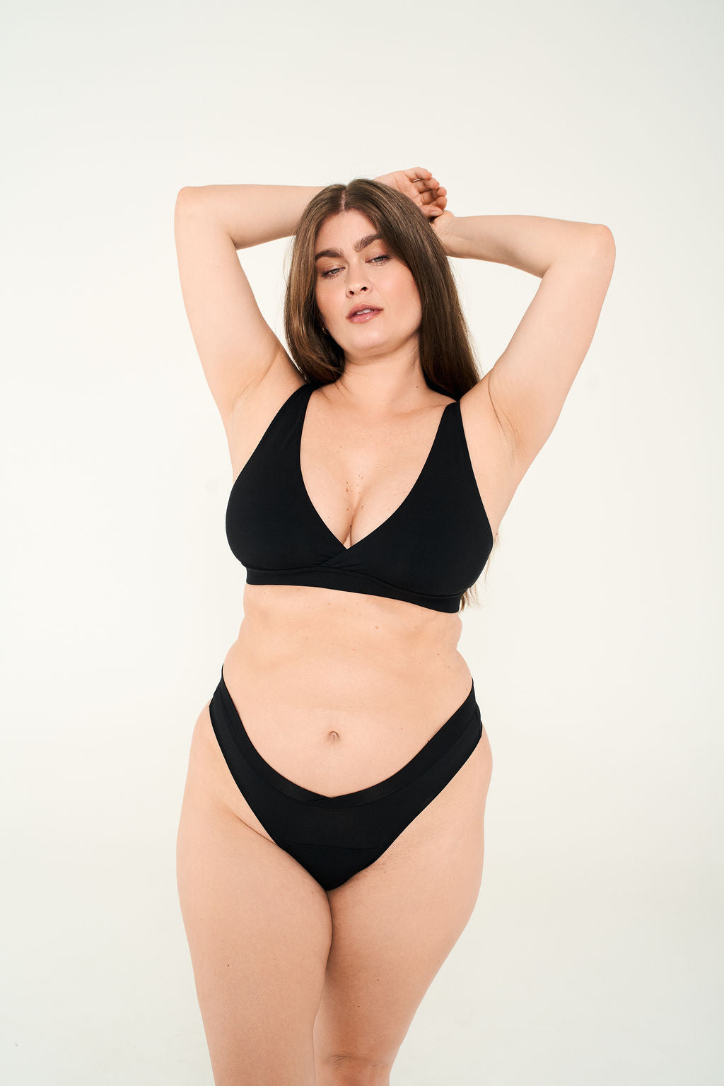 Black | Model is wearing size M