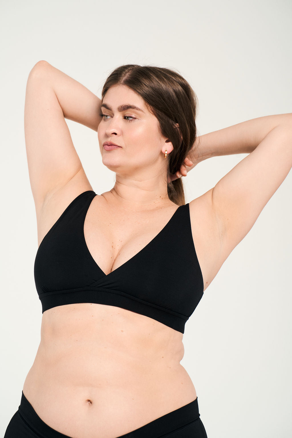 Black | Model is wearing size L