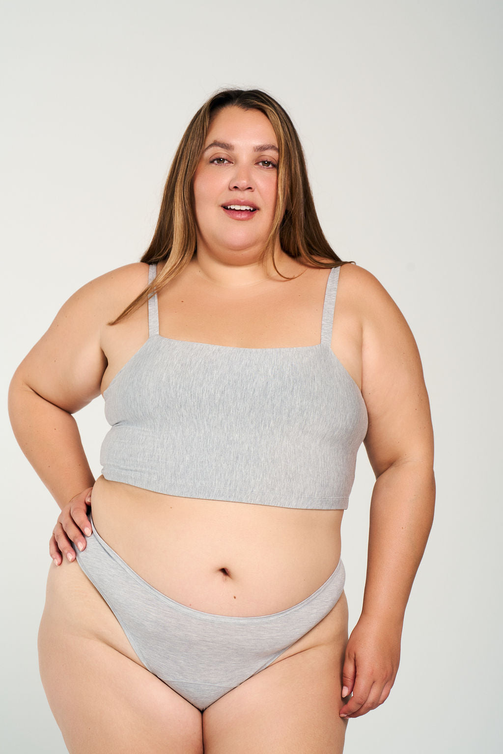 Grey | Model is wearing size 2XL