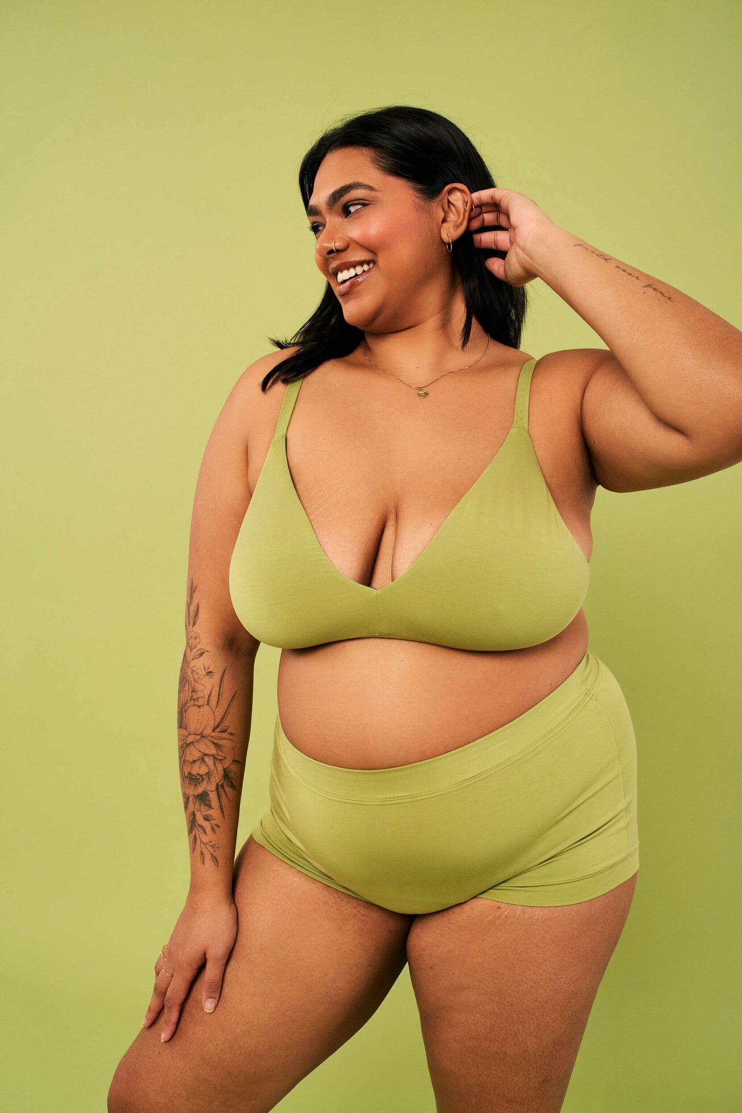 Pistachio | Model is wearing size 2XL