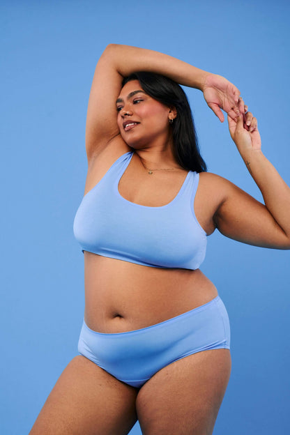 Sky Blue | Model is wearing size 2XL