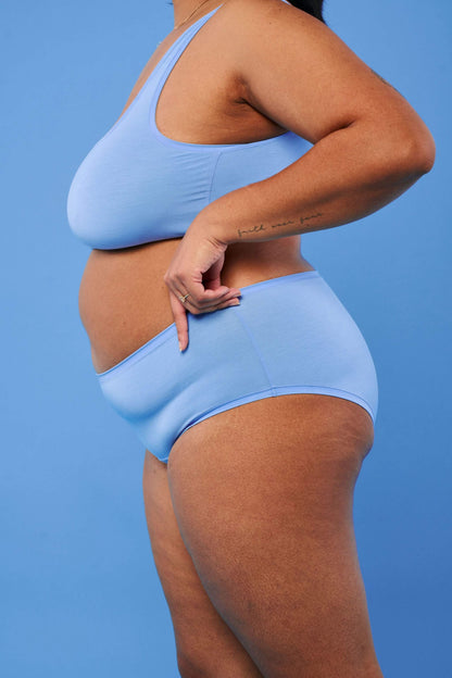 Sky Blue | Model is wearing size 2XL