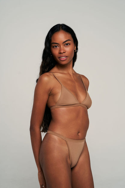 Tan | Model is wearing size XS