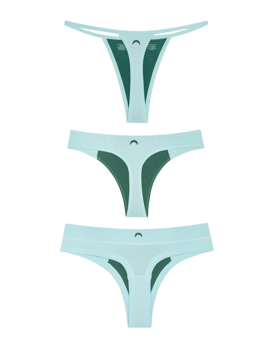 Plunge Mixed Thong 3-Pack