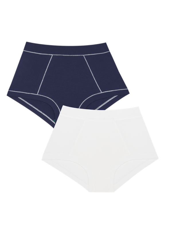 Navy / White