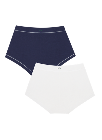 Navy / White