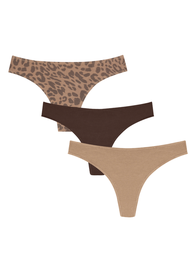 Low Profile Thong 3-Pack