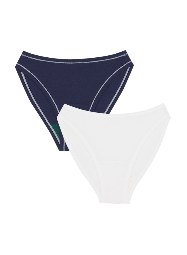 Navy / White