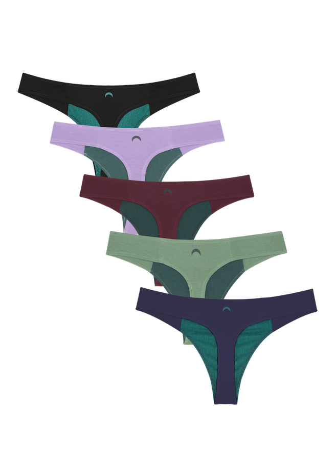 Low Profile Thong 5-Pack