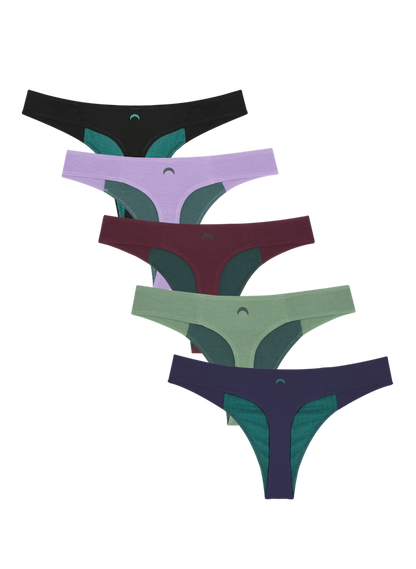 Low Profile Thong 5-Pack