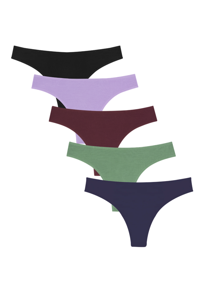 Low Profile Thong 5-Pack