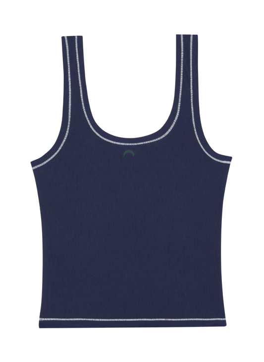 Navy / White
