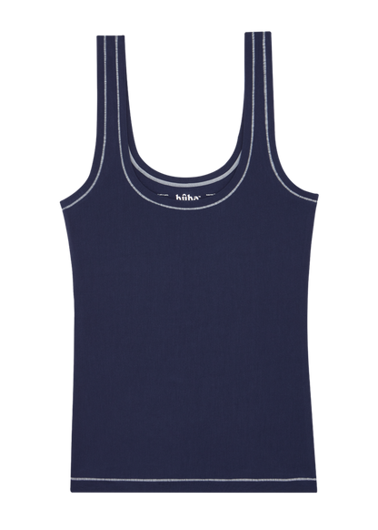 Navy / White
