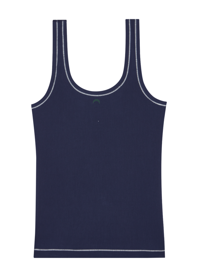 Navy / White