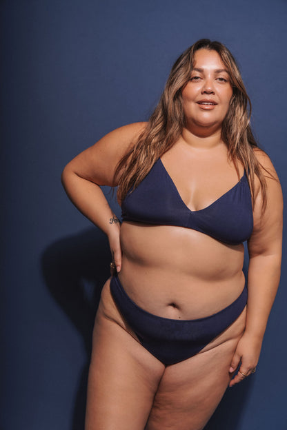 Navy | Model is wearing size 2XL