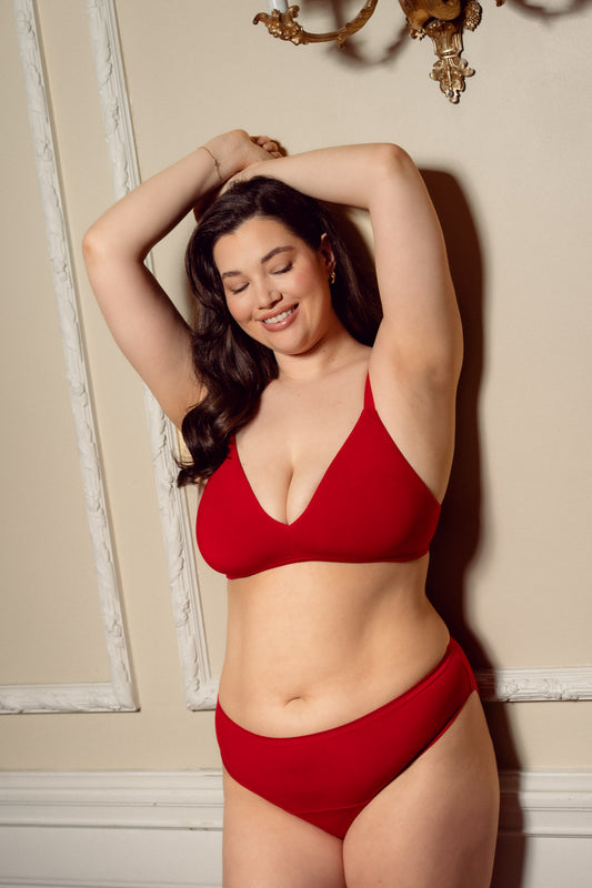 Red | Model is wearing size XL