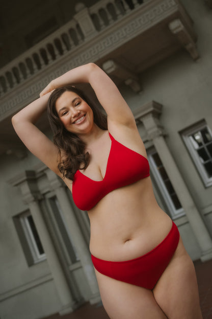 Red | Model is wearing size XL