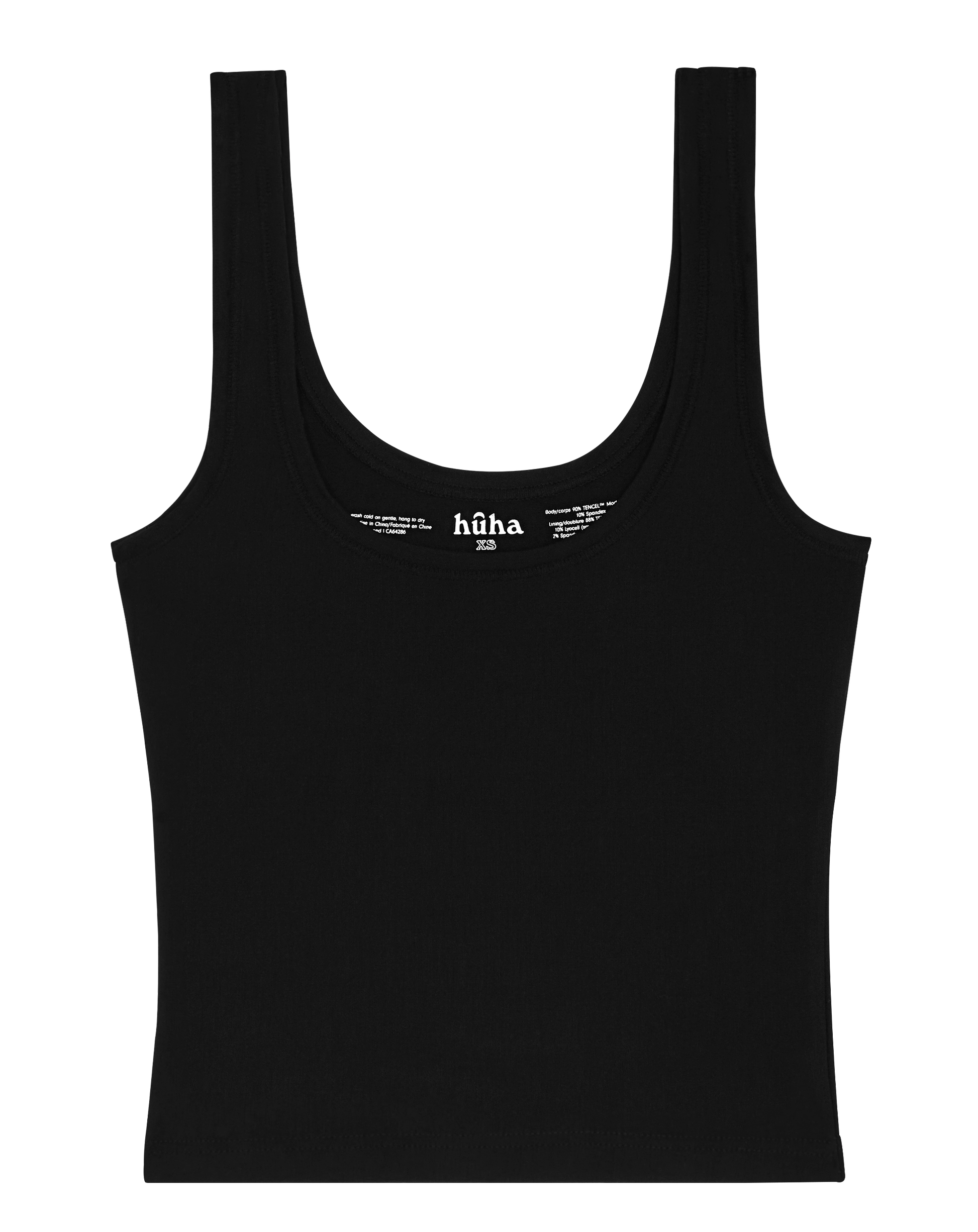Women's Woven Shell Tank Top - A New Day™ Black L